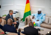 Diplomatie : le Secrétaire général adjoint des Nations unies reçu par le Président Mamadi Doumbouya